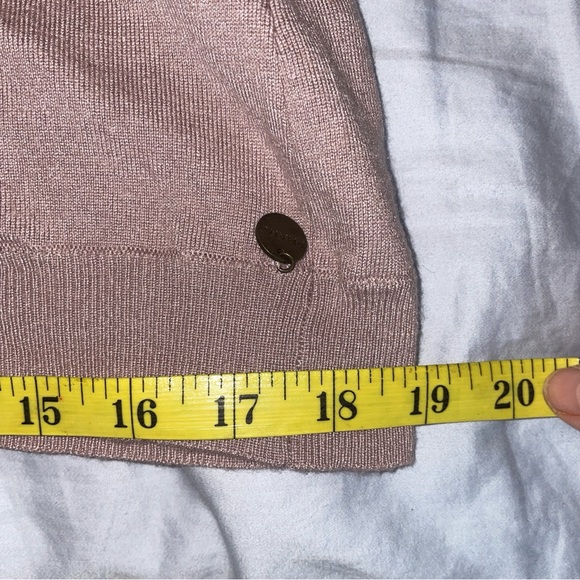 Phard Tunic V-neck Block Sequin Sweater - Picture 7 of 10